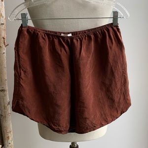 OZMA Mae Shorts in Adobe / L